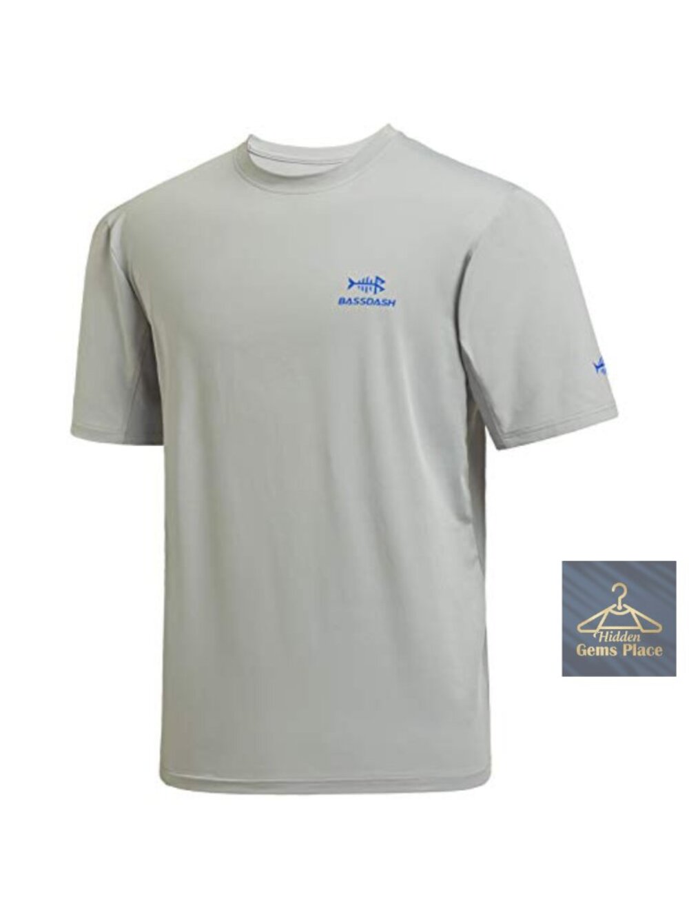 Men's UPF 50+ Sun Protection Fishing Shirt Short Sleeve UV T-Shirt